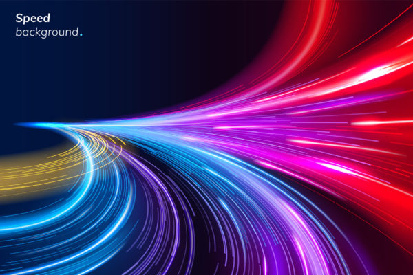 Abstract colorful speed background
